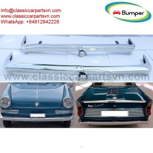 BMW 700 bumpers full set new (1959–1965) by stainless steel new