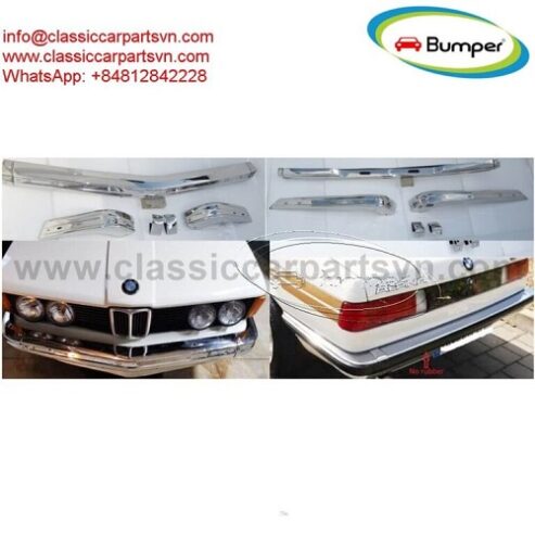 BMW E21 bumpers full set new (1975-1983) by stainless steel new