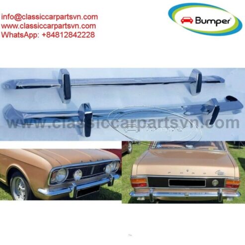 Ford Lotus Cortina MK2 bumpers (1966-1970)