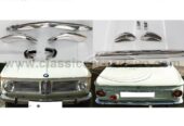 BMW 2002 bumpers (1968-1971) by stainless steel new