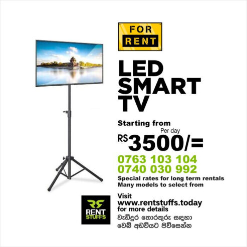 LED Smart TV for rent