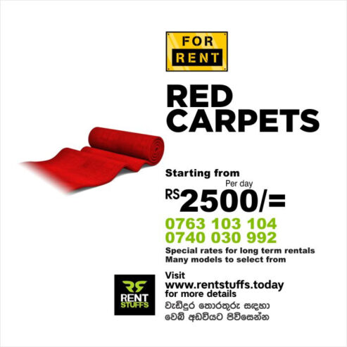 Red Carpets for rent