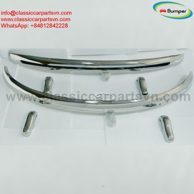 VW Beetle European style (1955-1972) bumpers by stainless steel