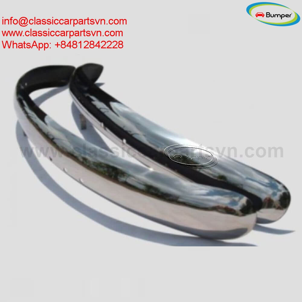 VW Beetle blade style (1955-1972) bumpers by stainless steel new