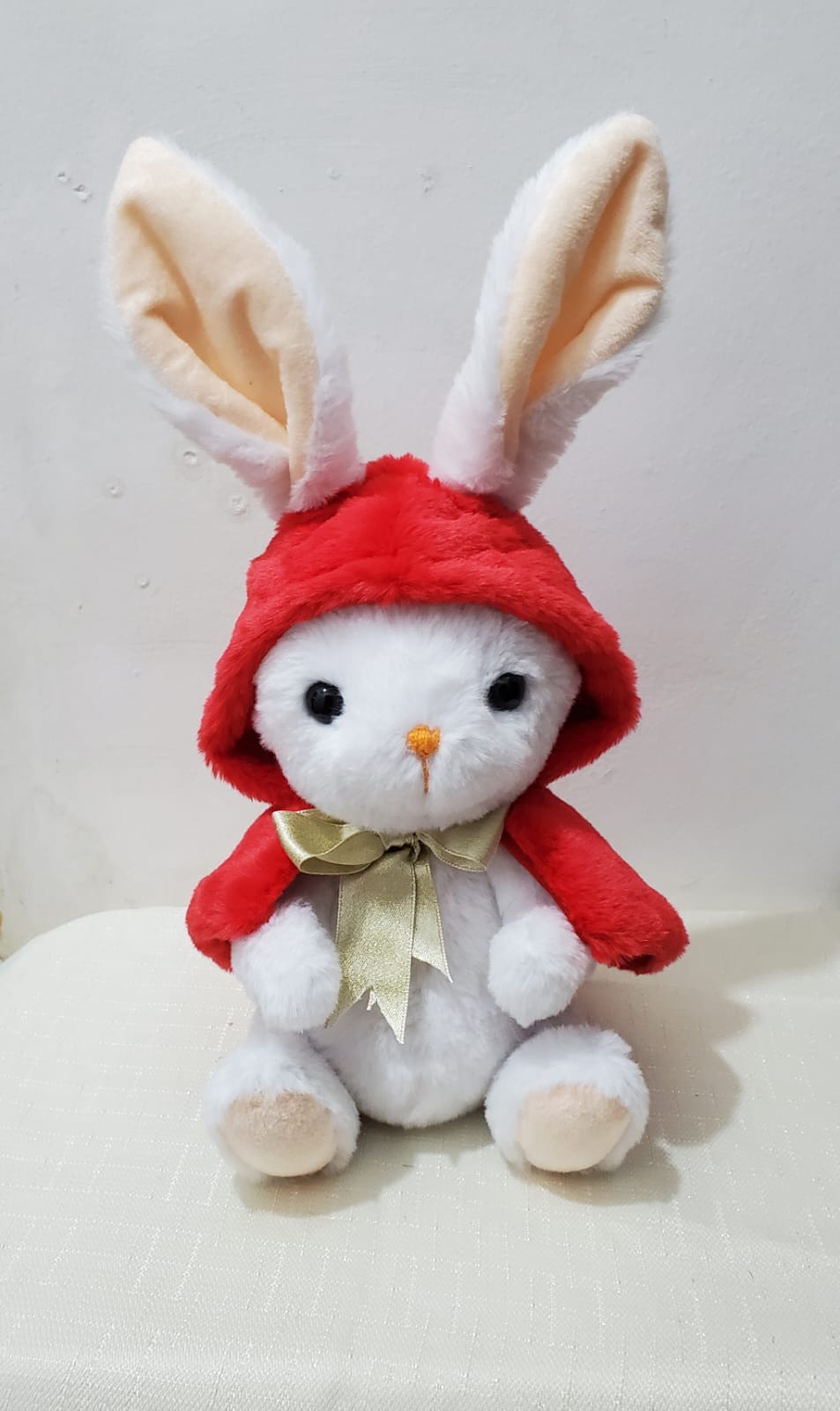 Handmade Soft Toy Red Riding Bunny