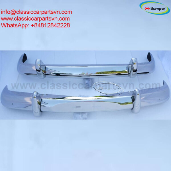 Volvo Amazon Euro type (1956-1970) bumpers by stainless steel